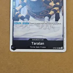 One Piece Taralan (OP06-089/239) OP06 Wings of the Captain NM TCG CCG - Image 3