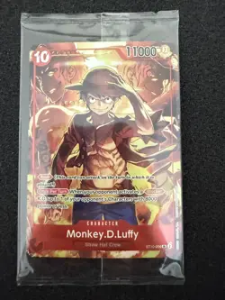 Monkey D. Luffy SR ST10-006 - Treasure Booster Promo - One Piece TCG (Sealed) - Image 1
