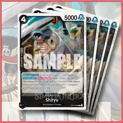 ONE PIECE TCG: Shiryu OP10-086 Rare x4 Royal Blood - Image 1