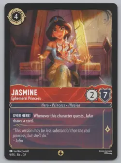 Disney Lorcana - Palace Heist 9/35 Jasmine - Ephemeral Princess - Image 1