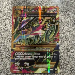 M Rayquaza EX (Shiny Full Art) 98/98 XY Jumbo Card - Ancient Origins Holo - Image 1