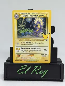 HP Light Toxtricity SWSH137 SWSH: Sword & Shield Promo Cards Holo Celebrations - Image 1