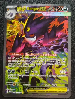 Mega Gengar EX 284/217 SIR Pokemon TCG Card SPECIAL ILLISTRATION Rare - Image 1