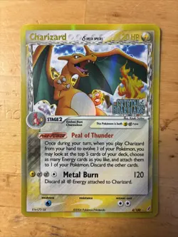 Pokemon TCG Charizard Delta Species EX Crystal Guardians Reverse Holo Card 4/100 - Image 1