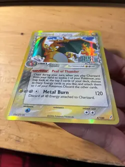 Pokemon TCG Charizard Delta Species EX Crystal Guardians Reverse Holo Card 4/100 - Image 3