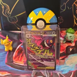 The Pokemon Company Pokemon TCG Mega Gengar EX Full Art Holo Card 350 HP 92 - Image 1