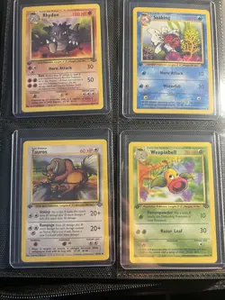 Pokemon Game 1999 Jungle 1st Edition (Cards 33-64) Non Holo Set LP/ Several NM - Image 4
