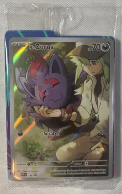 N's Zorua 189 Promo card Pokemon TCG Journey Together Brand New, Sealed Pack - Image 1