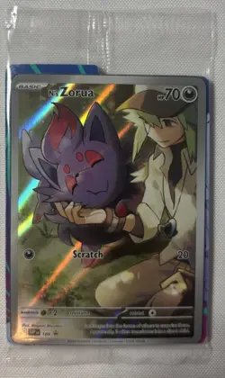 N's Zorua 189 Promo card Pokemon TCG Journey Together Brand New, Sealed Pack - Image 2