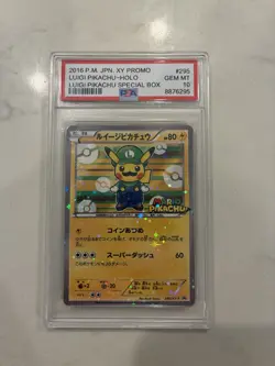 Pokemon Japanese EX Card Lot Mario Pikachu, Luigi Pikachu, Blastoise, Ch… - Image 2