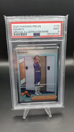 Amarys 170/131 — PSA 9 — Prismatic Evolutions Illustration Rare — Pokemon Card - Image 1