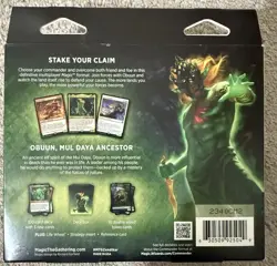 Magic: The Gathering Commander Land's Wrath Deck Obuun Legendary Foil 100 Cards - Image 2