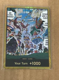 DON!! Card (Egghead) (Gold) The Azure Sea's Seven Foil - Image 1