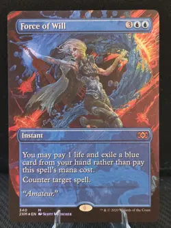 Force of Will (Borderless) Double Masters Foil - Image 1