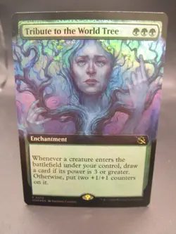MTG Tribute to the World Tree Extended Art FOIL -Legendsonmain - Image 1