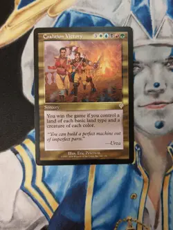 Coalition Victory MTG Invasion Rare Sorcery Moderately Played x1 - Image 2