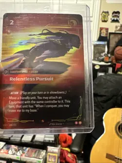 Relentless Pursuit [SFD - 184/221] - NM [Foil] TCG Riftbound - Image 3