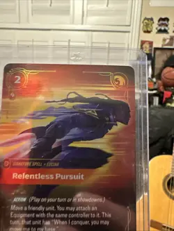 Relentless Pursuit [SFD - 184/221] - NM [Foil] TCG Riftbound - Image 4