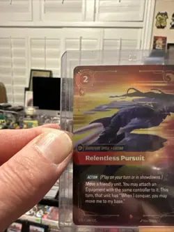 Relentless Pursuit [SFD - 184/221] - NM [Foil] TCG Riftbound - Image 5