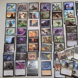 Whole COMMANDER Magic Deck - Heaven to Earth Games = WHITE & BLACK Poison Infect - Image 3