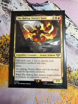 MTG The Balrog, Durin's Bane - 195 / English / Near Mint - Image 4
