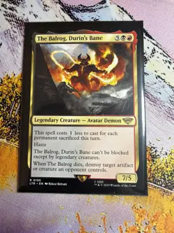 MTG The Balrog, Durin's Bane - 195 / English / Near Mint - Image 5