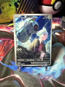 Pokemon TCG Steven's Beldum SVP 207 Rival Battle Deck Black Star Promo Card NM - Image 1