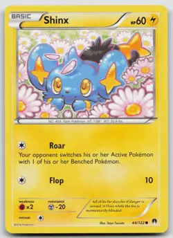 Pokemon Card Shinx Common XY - BREAKpoint 44/122 - Image 1