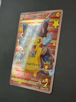 Pokemon Poncho-Wearing Pikachu 207/XY-P Promo Full Art Mega Charizard X JPN - Image 4