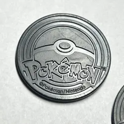 2 - Pokemon TCG Plastic Coins - Authentic Pokemon/Nintendo ~1.125" Diameter - Image 3