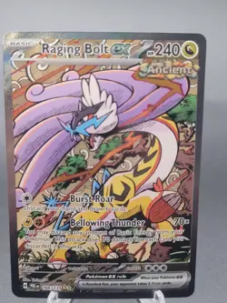 Pokemon TCG Raging Bolt EX Prismatic Evolutions SIR 166/131 NM - Image 2