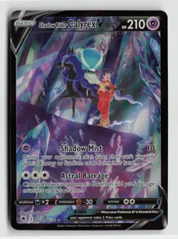 Pokemon - Shadow Rider Calyrex V - TG17/TG30 SWSH10: Astral Radiance TG - NM - Image 1