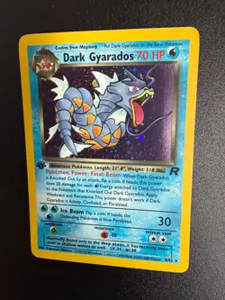 Dark Gyarados 8/82 Rare Team Rocket Holo 1st Edition Pokemon - NM/NM- 8/82 - Image 3