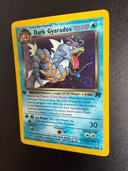 Dark Gyarados 8/82 Rare Team Rocket Holo 1st Edition Pokemon - NM/NM- 8/82 - Image 4