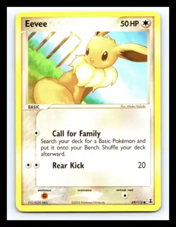 💥 2005 Eevee Pokemon EX Delta Species Non Holo # 69/113 - Image 1