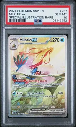 Pokemon Milotic ex 237/191 Surging Sparks Special Illustration Rare Holo PSA 10 - Image 1