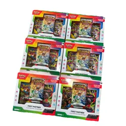 Pokemon TCG First Partner Illustration Collection Series 1 Full Case 6 Boxes!!!! - Image 1