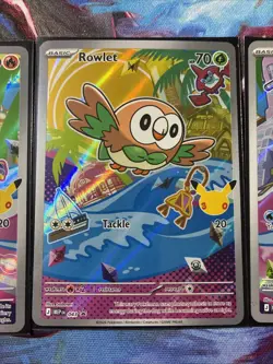 Pokemon First Partner Illustration Collection Rowlet, Litten, Popplio💥 - Image 3