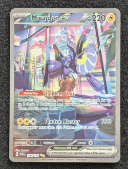 Miraidon ex 244/198 Scarlet & Violet Special Illustration Rare Pokemon TCG NM - Image 1