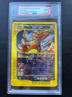 Glurak PSA 10 GEM MINT Charizard Skyridge XXL Box Topper 2003 Pokemon - Image 1