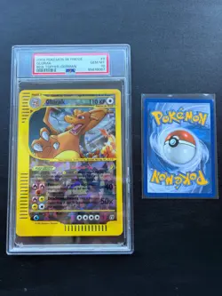 Glurak PSA 10 GEM MINT Charizard Skyridge XXL Box Topper 2003 Pokemon - Image 3