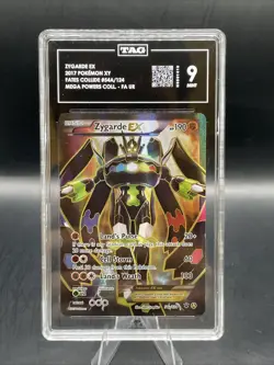 2017 Zygarde EX 054A/124 Alternate Art Holo Pokemon TAG 9 (PSA) - Image 1