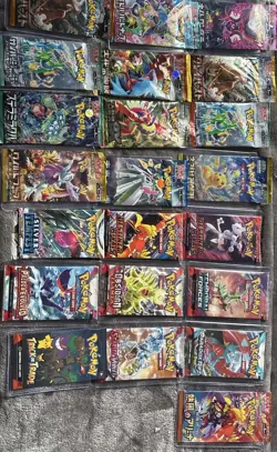 Pokemon Sealed Pack Lot 20+ Packs – English & Japanese Mixed – Fast Ship - Image 1