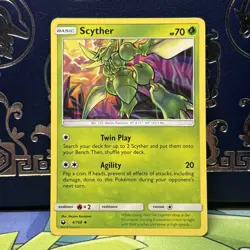 Pokemon Scyther - 4/168 - Uncommon NM-Mint Celestial Storm - Image 1