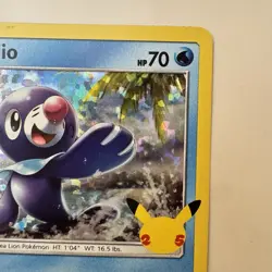 POPPLIO 023/025 PROMO MCDONALD'S 25TH ANNIVERSARY PROMOS POKEMON HOLO NM - Image 4