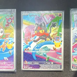 Pokemon 2026 First Partner Illustration Collection Series 1 Promos Set 43 44 45 - Image 3