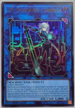 Yugioh Sky Striker Ace - Camellia L26D-ENS31 Ultra Rare 1st Edition - Image 1