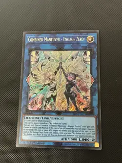 COMBINED MANEUVER - ENGAGE ZERO! SECRET RARE L26D-ENS33 NEAR MINT YUGIOH - Image 1