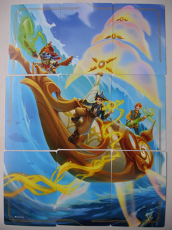 Disney Lorcana Stitch AZURITE SEA Art Cards Complete 9 Card Puzzle Set - Image 1