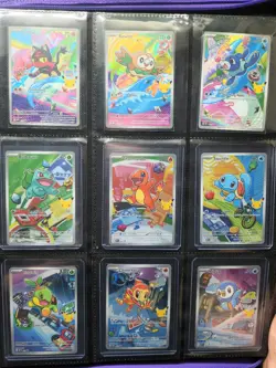 Pokemon First Partner Illustration Collection Promo Set 9 Cards - Image 1